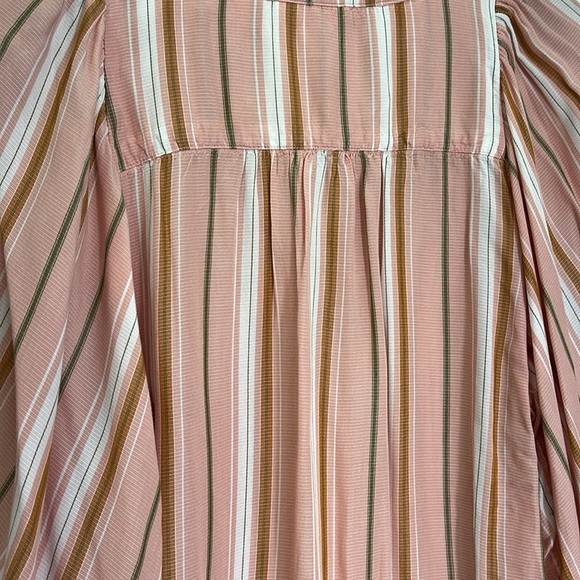 Anthropologie - Maeve Brenda Colorful Stripe VNeck Flowy Boho Blouse Size Small - Picture 12 of 12